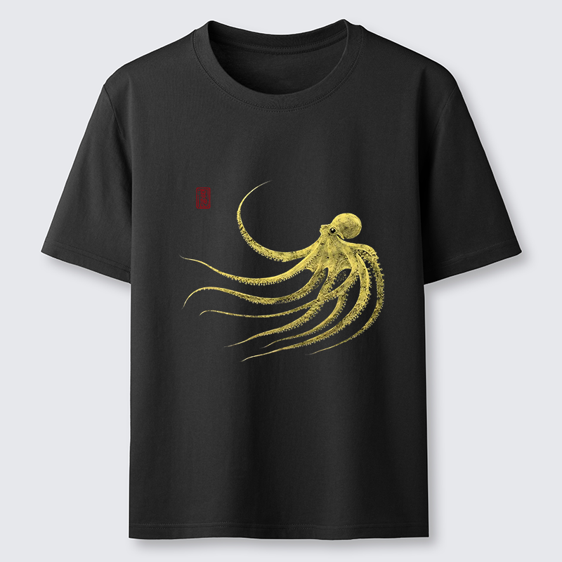 Tokyo-Tiger Retro Octopus Japanese Classic T-Shirt