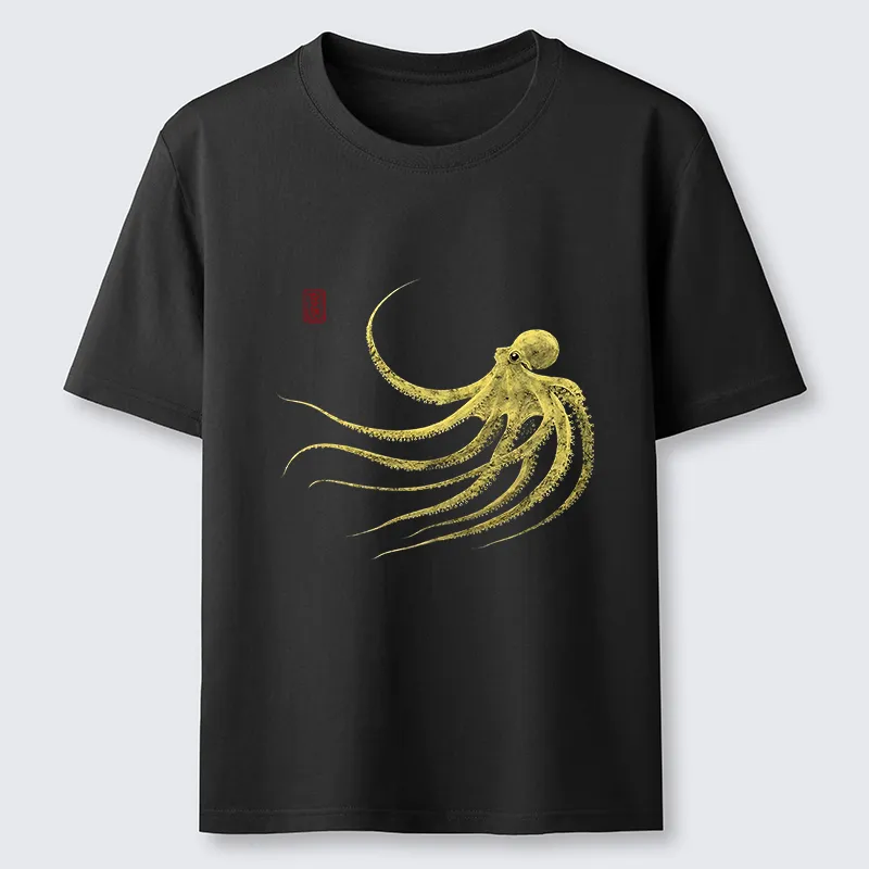 Tokyo-Tiger Retro Octopus Japanese Classic T-Shirt