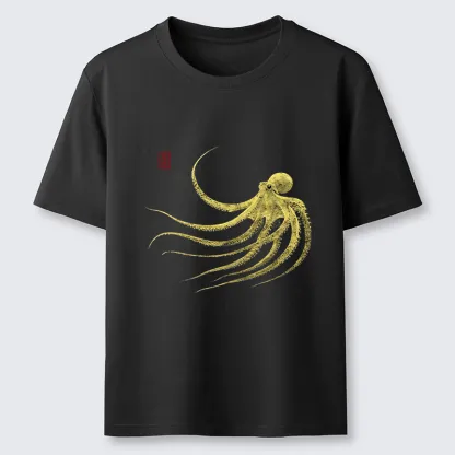 Tokyo-Tiger Retro Octopus Japanese Classic T-Shirt