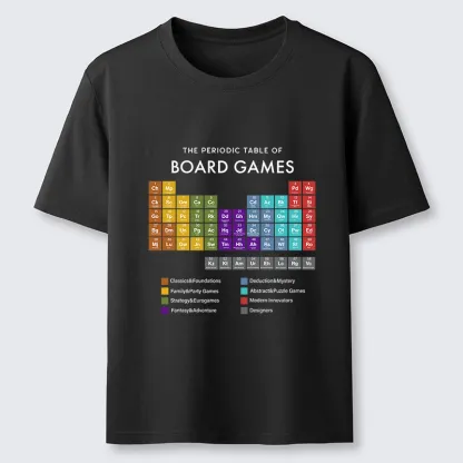 Tokyo-Tiger Periodic Table Of Elements In Board Games Classic T-Shirt