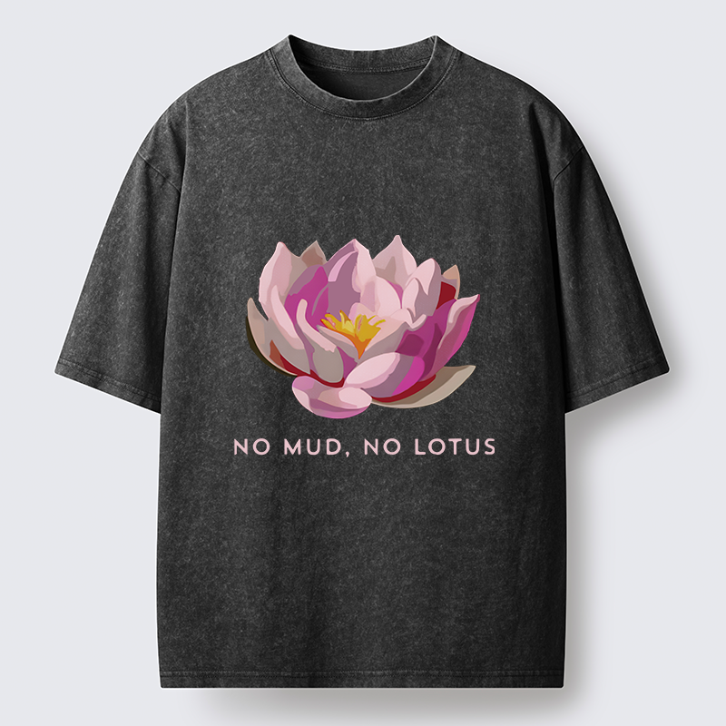 Tokyo-Tiger Zen Lotus Washed T-Shirt