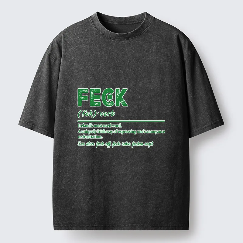 Tokyo-Tiger Saint Patrick Glossary Washed T-Shirt