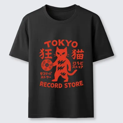 Tokyo-Tiger Japanese DJ Cat Classic T-Shirt