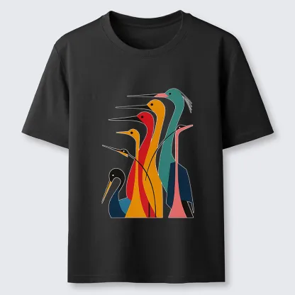 Tokyo-Tiger Various Types Of Cranes Classic T-Shirt