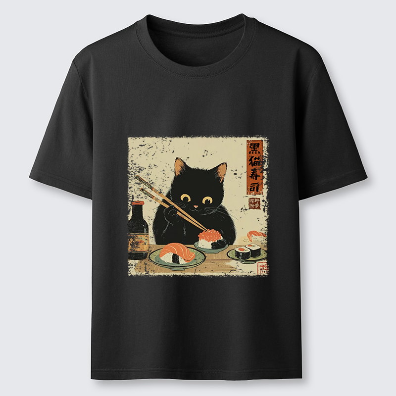 Tokyo-Tiger Meow Sushi Time Classic T-Shirt