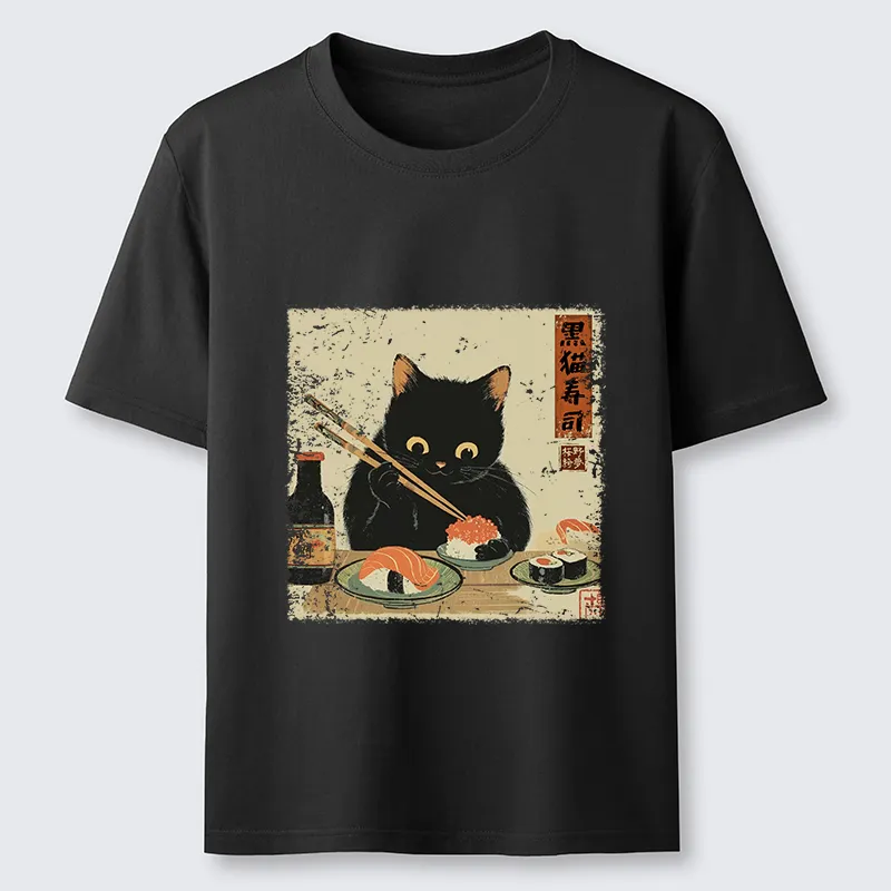 Tokyo-Tiger Meow Sushi Time Classic T-Shirt