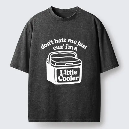 Tokyo-Tiger Little Cooler Funny Washed T-Shirt