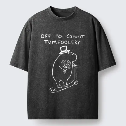 Tokyo-Tiger Create Some Chaos On St. Patrick's Day Washed T-Shirt