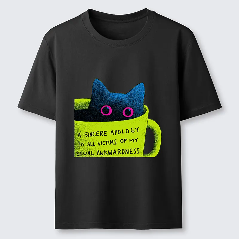 Tokyo-Tiger Social Awkward Cat Classic T-Shirt