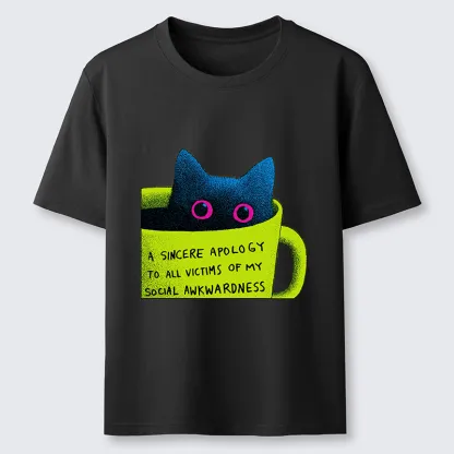 Tokyo-Tiger Social Awkward Cat Classic T-Shirt