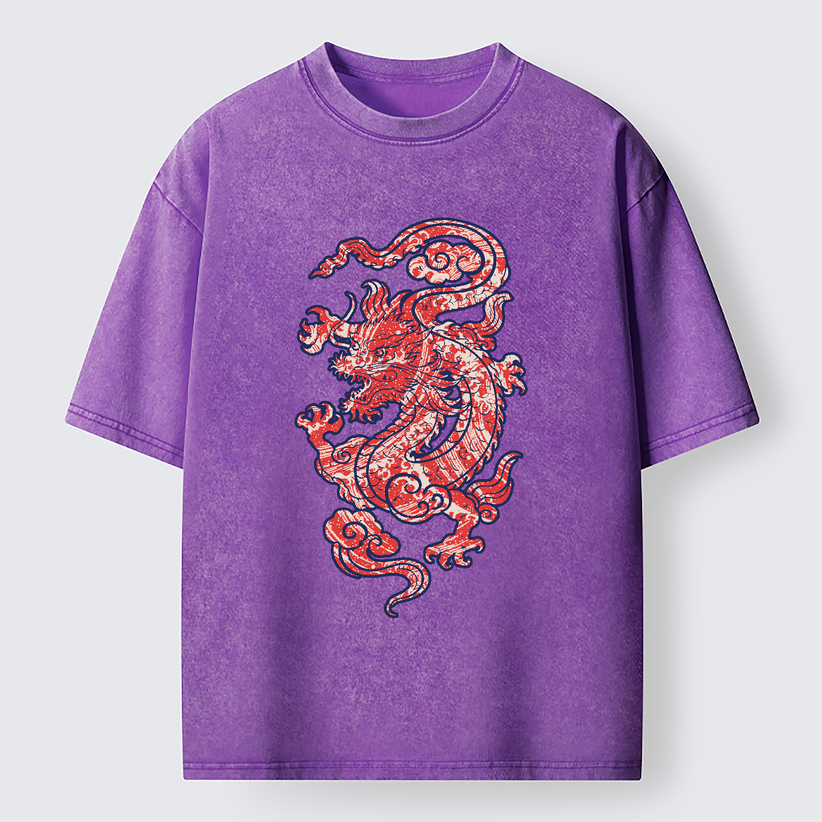 Tokyo-Tiger Crimson Dragon Washed T-Shirt