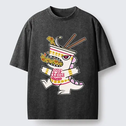 Tokyo-Tiger Ramenzilla Washed T-Shirt