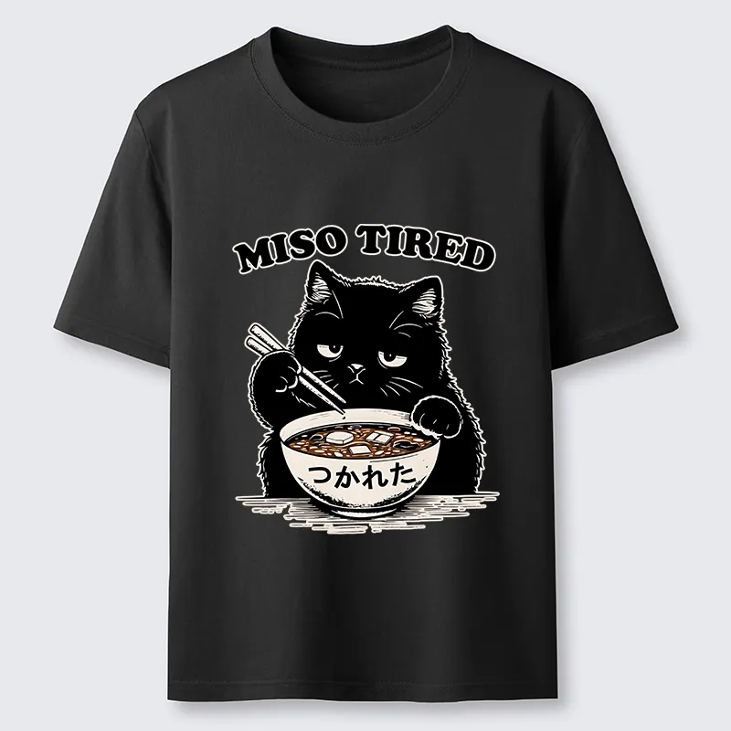 Tokyo-Tiger I Am So Tired Cat Classic T-Shirt