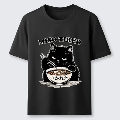 Tokyo-Tiger I Am So Tired Cat Classic T-Shirt