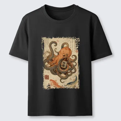 Tokyo-Tiger Osaka Sake & Octopus Classic T-Shirt
