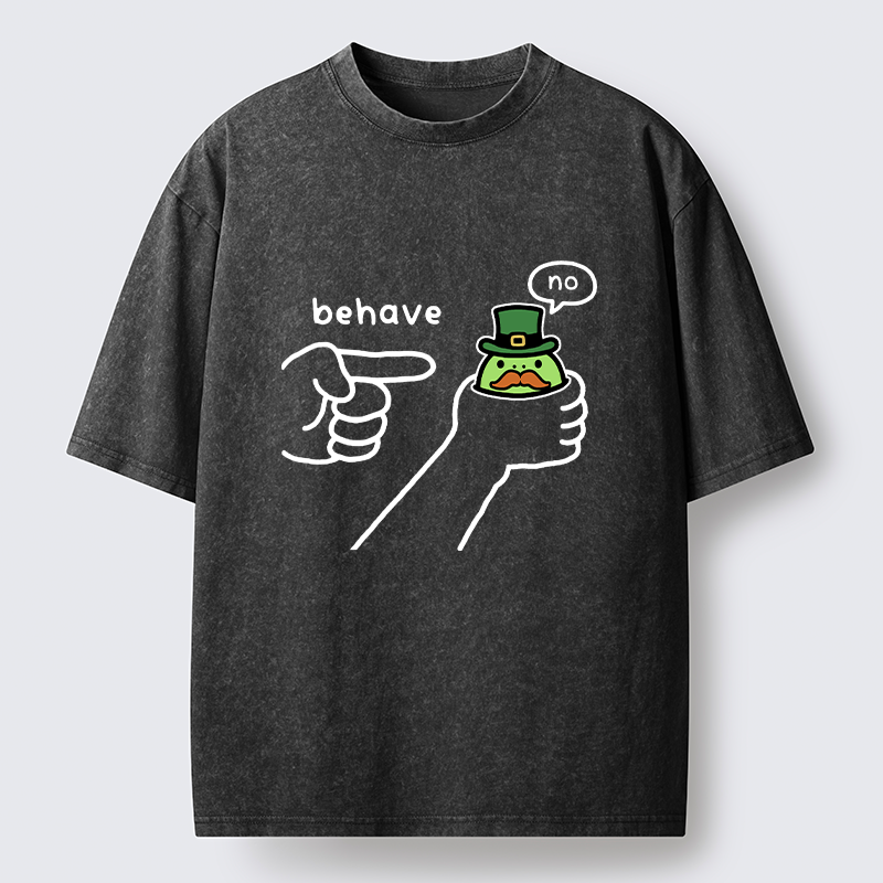 Tokyo-Tiger St. Patrick's Day Pranks Washed T-Shirt