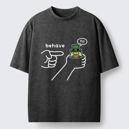 Tokyo-Tiger St. Patrick's Day Pranks Washed T-Shirt