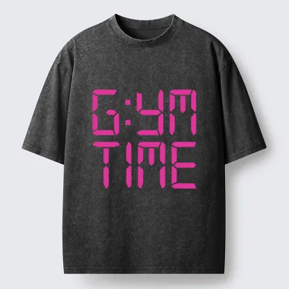 Tokyo-Tiger Gym Time Washed T-Shirt