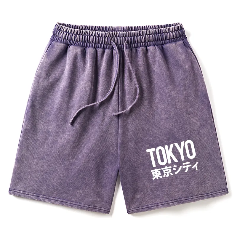 Tokyo-Tiger Tokyo City Washed Shorts
