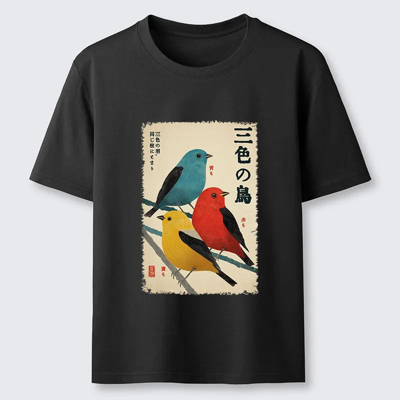 Tokyo-Tiger Three Birds, One Branch Classic T-Shirt