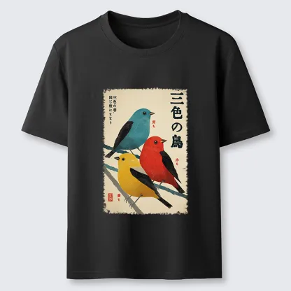 Tokyo-Tiger Three Birds, One Branch Classic T-Shirt