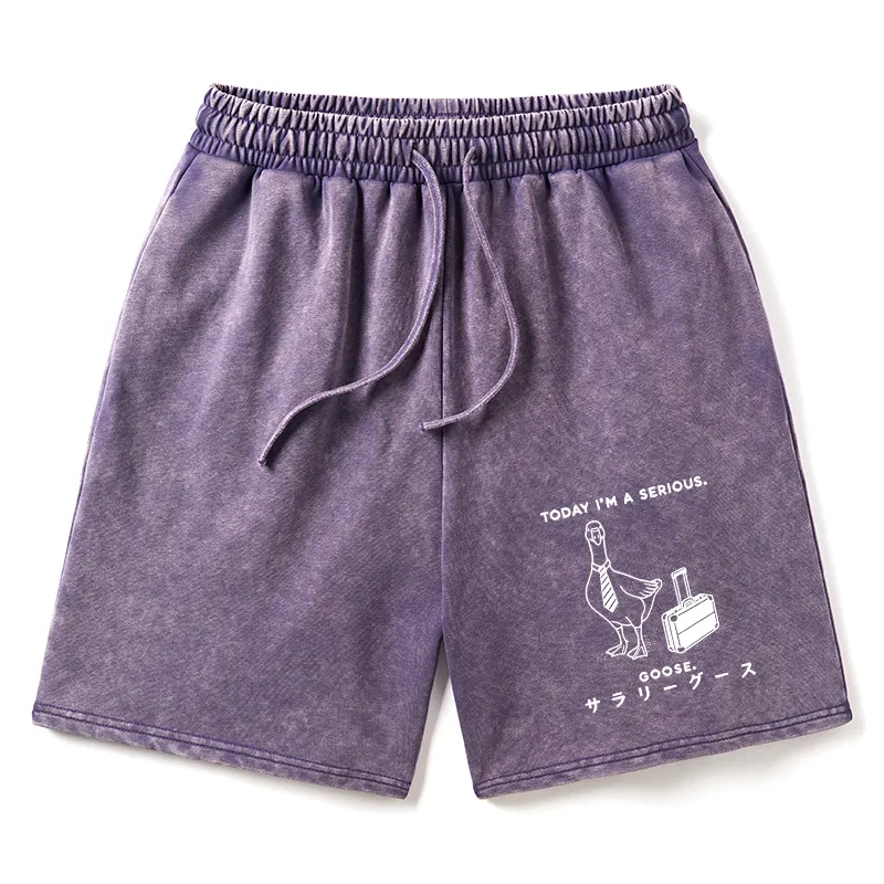 Tokyo-Tiger Hard Working Goose Washed Shorts