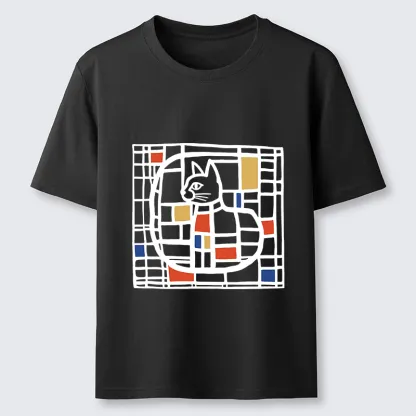 Tokyo-Tiger Mondrian's Cat Classic T-Shirt