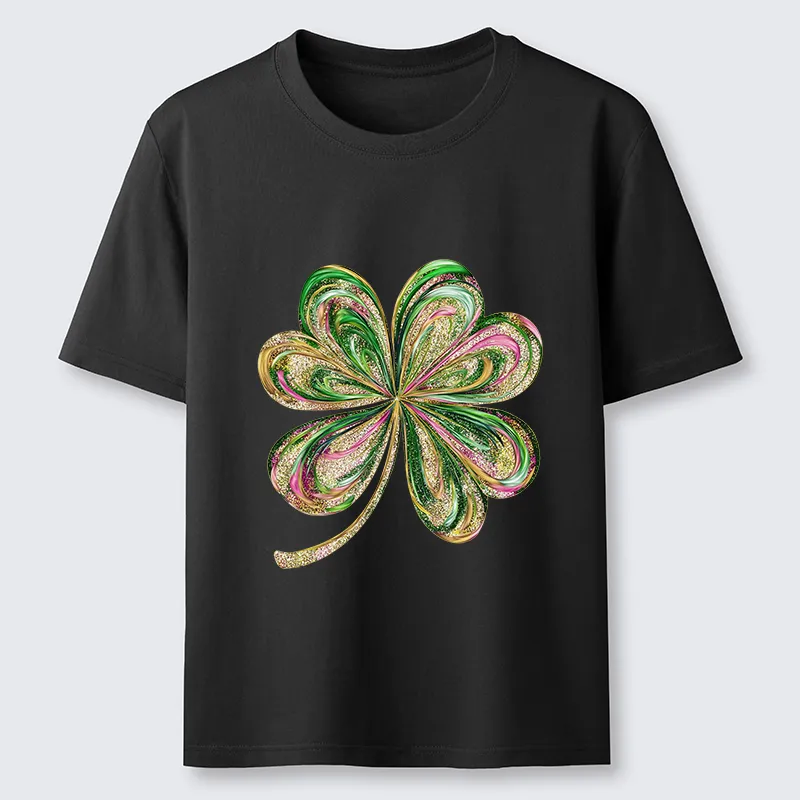 Tokyo-Tiger Lucky Four-Leaf Clover Classic T-Shirt