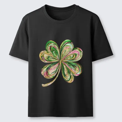 Tokyo-Tiger Lucky Four-Leaf Clover Classic T-Shirt