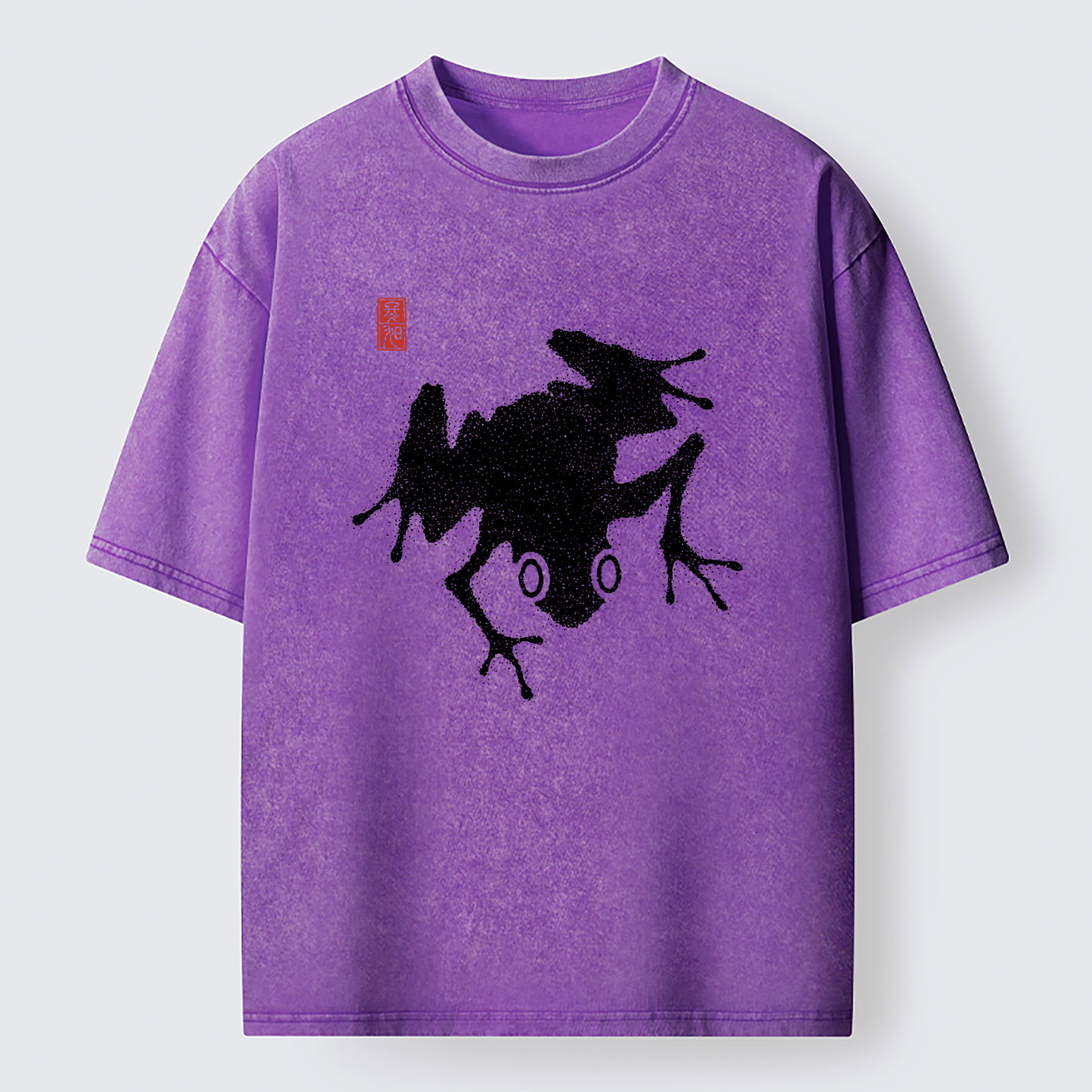 Tokyo-Tiger A stippled frog Washed T-Shirt