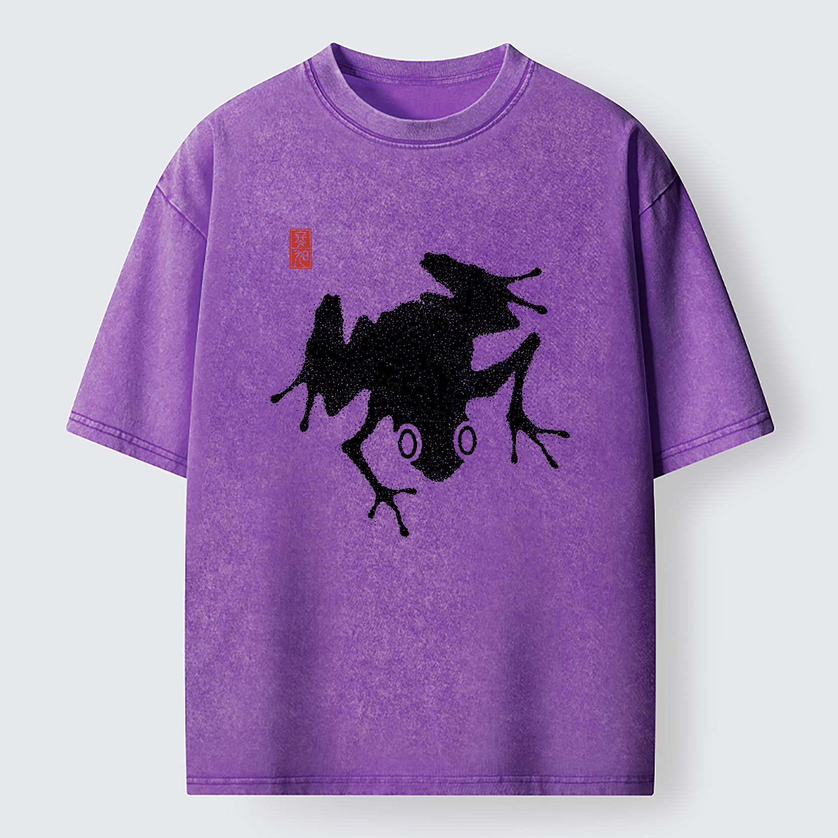 Tokyo-Tiger A stippled frog Washed T-Shirt