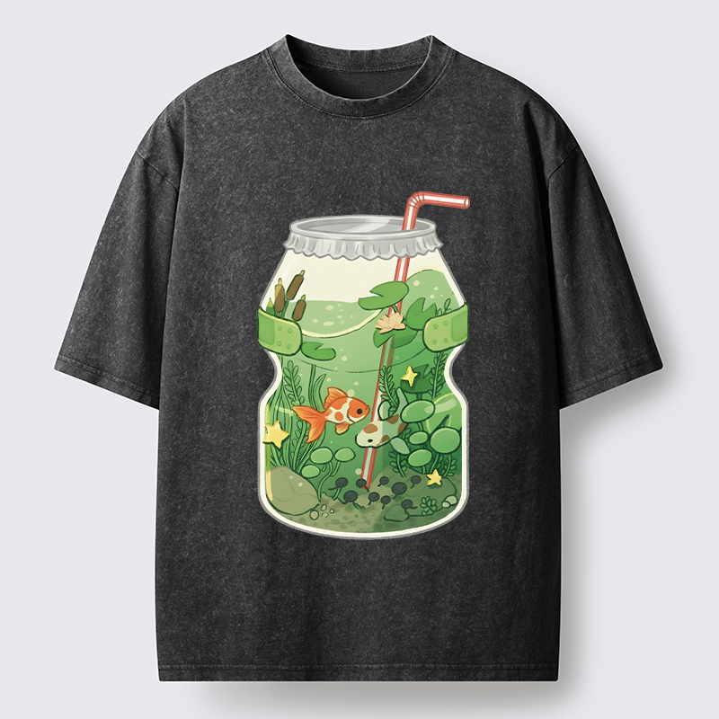 Tokyo-Tiger World In A Bottle Washed T-Shirt