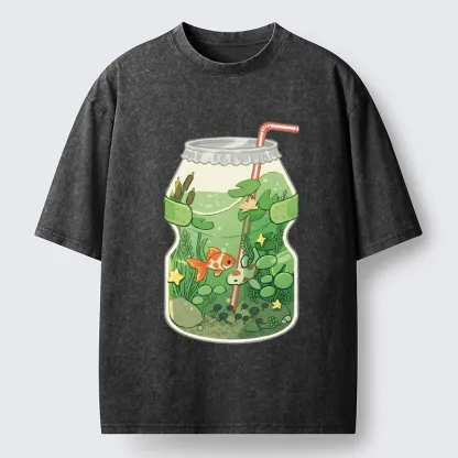 Tokyo-Tiger World In A Bottle Washed T-Shirt