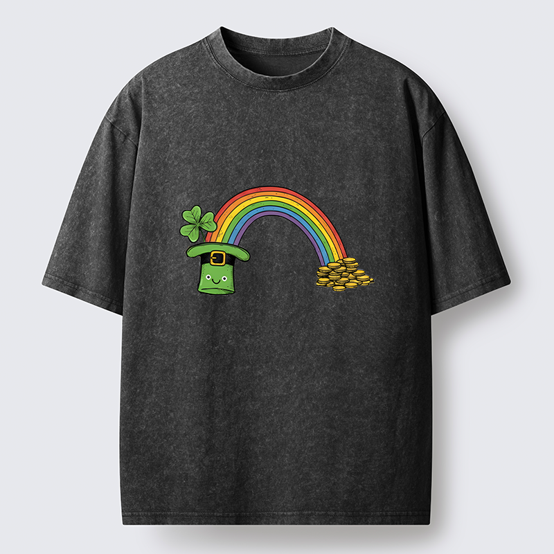 Tokyo-Tiger Rainbow Saint Patrick Washed T-Shirt