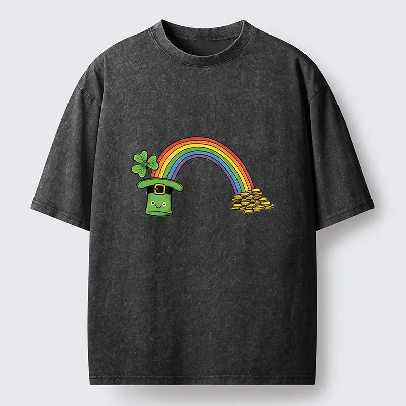 Tokyo-Tiger Rainbow Saint Patrick Washed T-Shirt