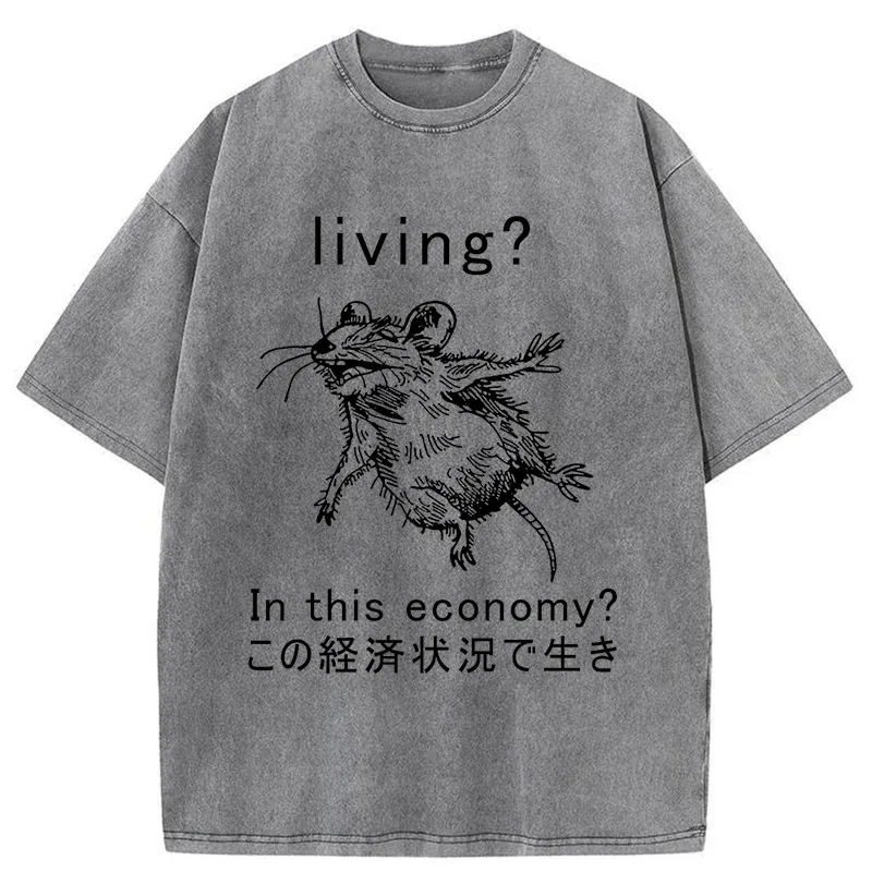 Tokyo-Tiger Dying Rat Japanese Washed T-Shirt