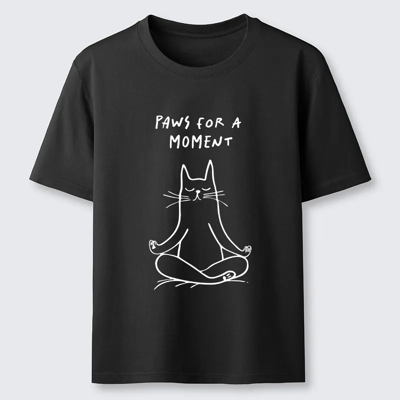 Tokyo-Tiger Yoga Zen Cat Classic T-Shirt