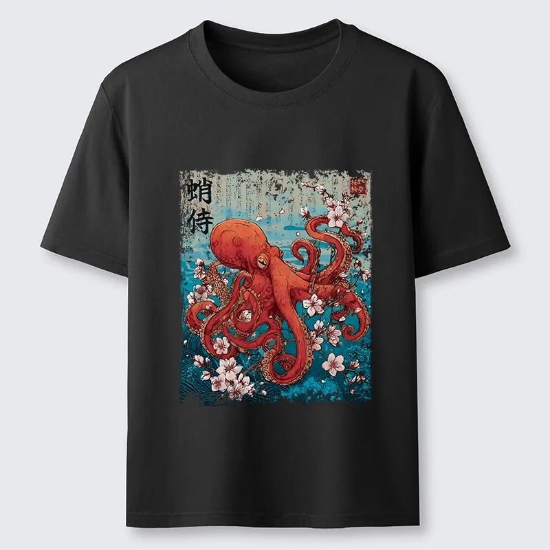 Tokyo-Tiger The Eight-Armed Samurai Classic T-Shirt