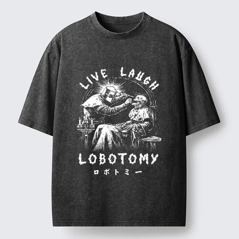 Tokyo-Tiger Live Laugh Lobotomy Washed T-Shirt
