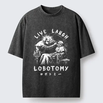 Tokyo-Tiger Live Laugh Lobotomy Washed T-Shirt