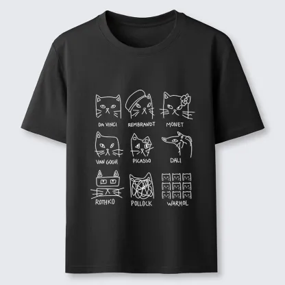 Tokyo-Tiger Artistic Cats Classic T-Shirt