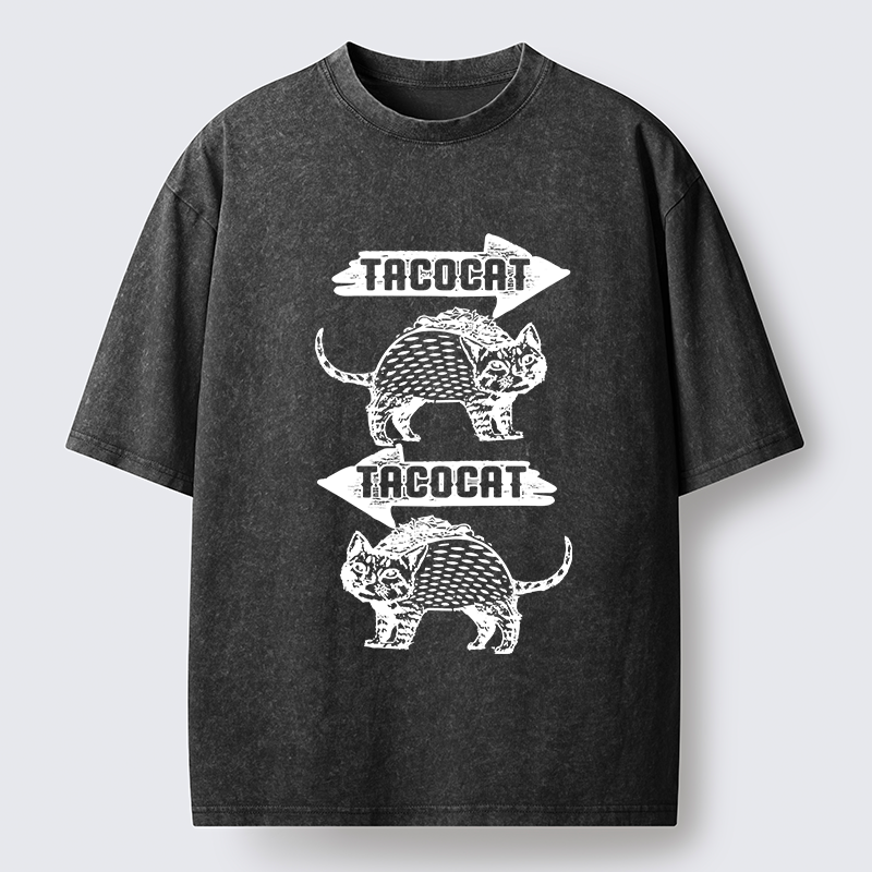 Tokyo-Tiger Taco Cat Washed T-Shirt