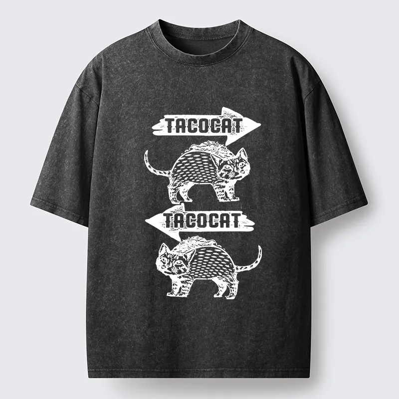Tokyo-Tiger Taco Cat Washed T-Shirt