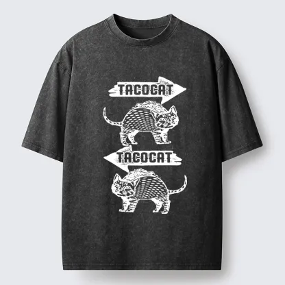 Tokyo-Tiger Taco Cat Washed T-Shirt