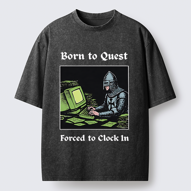 Tokyo-Tiger Modern Knight Washed T-Shirt