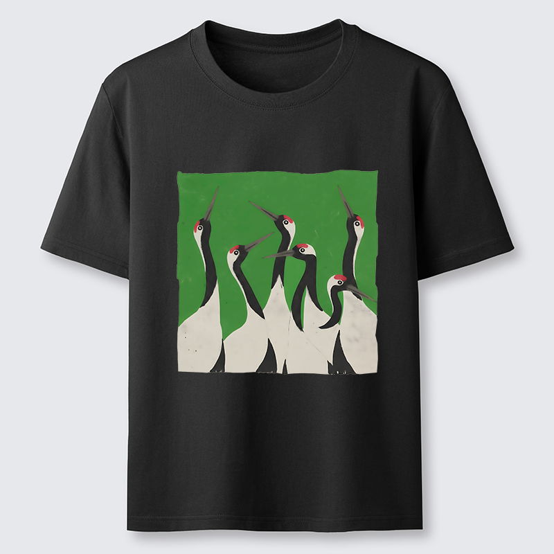 Tokyo-Tiger Crane Flock Classic T-Shirt