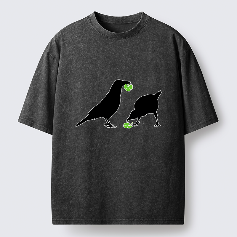 Tokyo-Tiger St. Patrick's Raven Washed T-Shirt