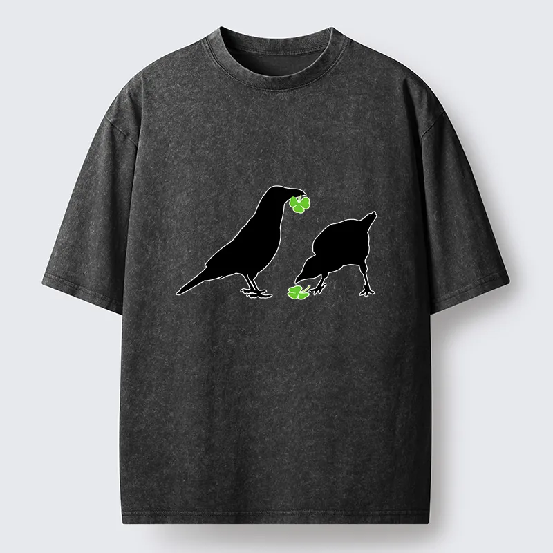 Tokyo-Tiger St. Patrick's Raven Washed T-Shirt
