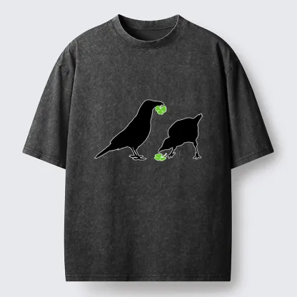 Tokyo-Tiger St. Patrick's Raven Washed T-Shirt