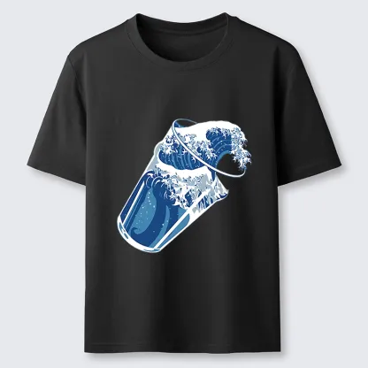 Tokyo-Tiger Waves In The Cup Classic T-Shirt